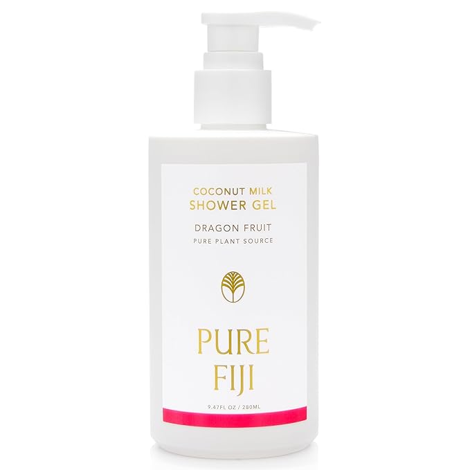 PURE FIJI Coconut Milk Shower Gel Dragon Fruit (9.47 Fl. Oz /280ml)