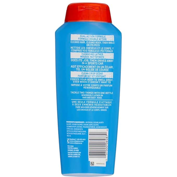 Old Spice High Endurance Hair &amp Body Wash 18 oz (Pack of 3)