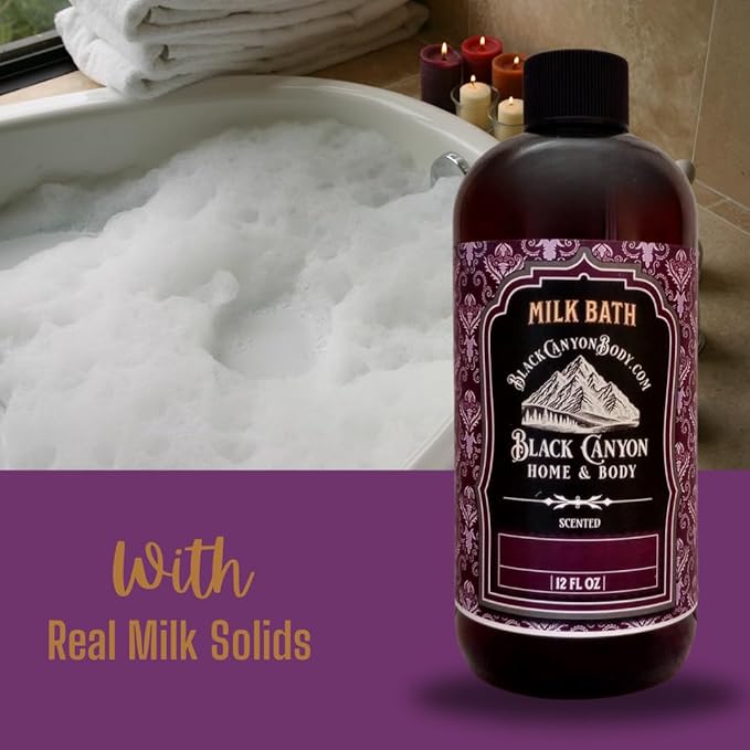 Black Canyon Tuberose Gardenia Orchid Scented Body Wash &amp Milk Bath Set