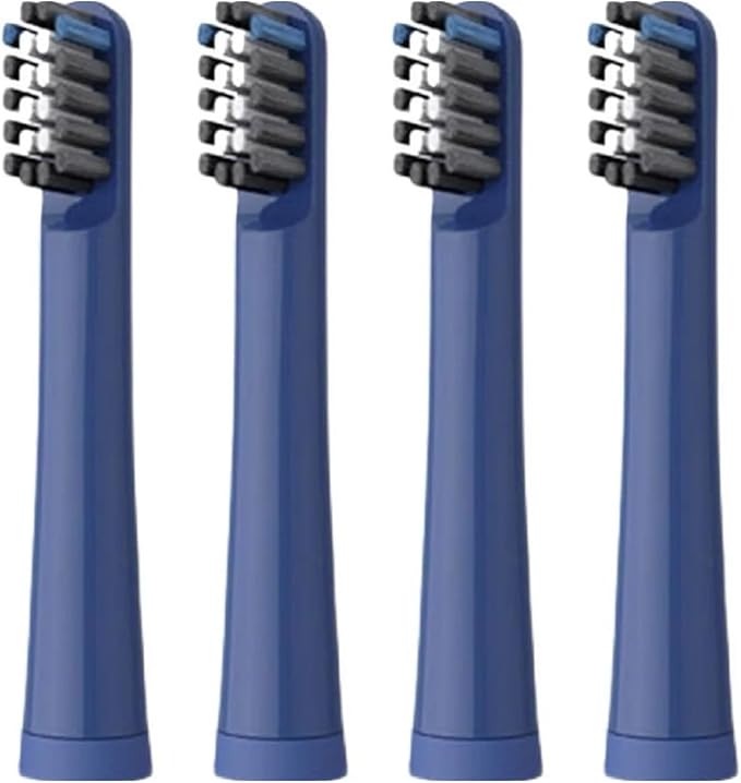 Compatible ForRealme N1 N2 RTX2103 SN301 Electric Toothbrush Replacement Heads Sonic Smart Brush Soft Bristle Nozzles4/8/16pcs(Blue 4PCS)
