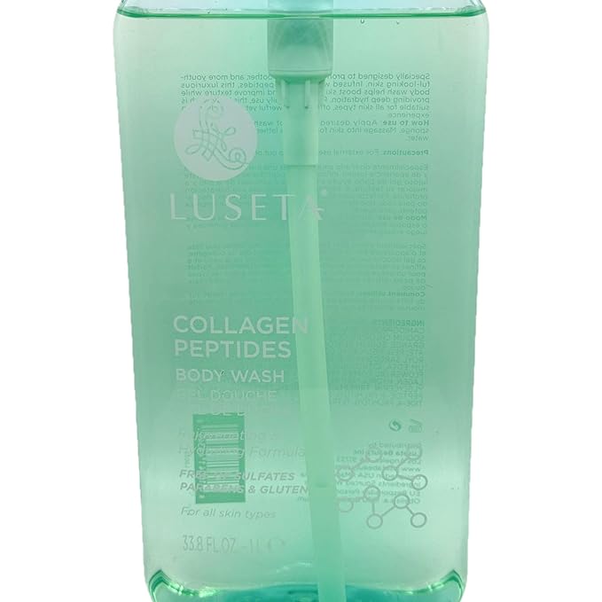 Luseta Collagen Peptides Body Wash Rejuvenating Hydrating Formula 33.8 FL. OZ