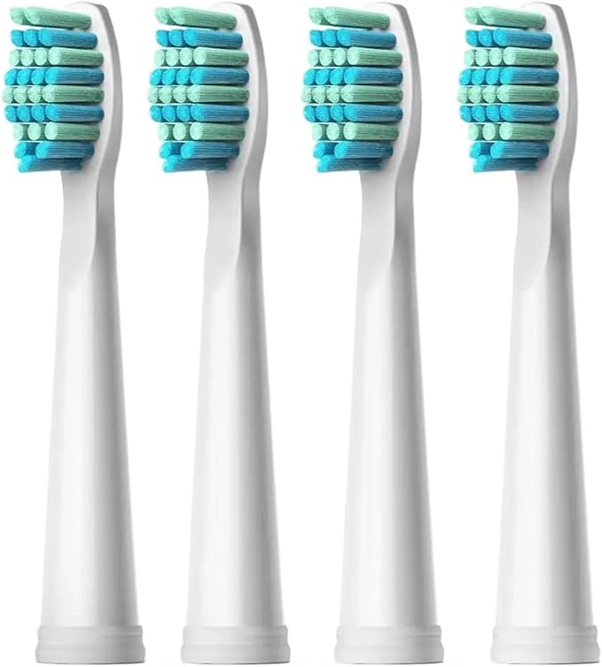 Compatible for Fairywill Electric Toothbrushes Replacement Heads Sets for FW-507 FW-508 FW-917 Head Toothbrush(FW01(1pack-4pcs))