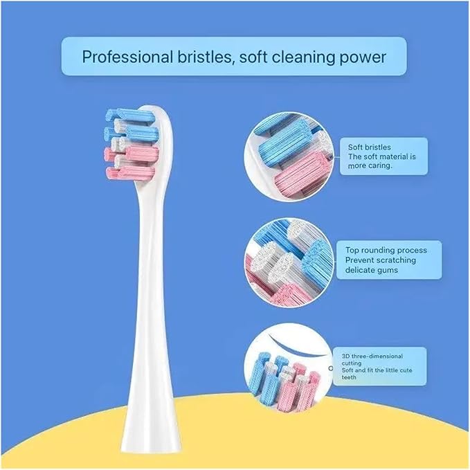 Replacement Toothbrush HeadCompatible for Oclean Electric A1K/K3/K3PRO/P3K6/P3K7 Soft Bristles Accessory(16pcs)