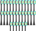 30PCS Vacuum BrushCompatible for X/X PRO/ Z1/ F1/ One/Air 2 /SE Replacement Head Toothbrush Nozzles Soft(30Black)