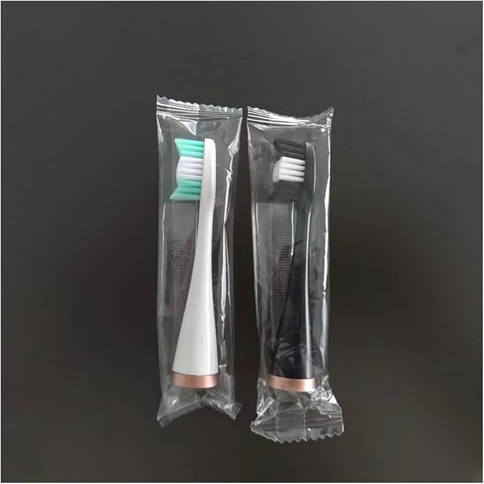 Compatible for 3 Pcs Replacement Brush Heads Electric Toothbrush Head(Black B)