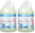 Ginger Lily Farms Botanicals Nourishing Body Wash Island Tranquility 100% Vegan &amp Cruelty-Free Green Tea &amp Lemongrass Scent 1 Gallon Refill (128 fl. oz.) (Pack of 2)