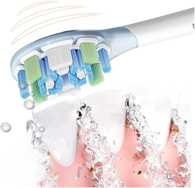 Compatible for Electric Toothbrush Brush Head 3PCS Heads Sonic Vibration Accessories Set(Combo Set)