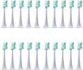 20pcsCompatible for XIAOMI MIJIA T300 T500 Sonic Toothbrush Heads Teethbrush Replacement(20pcs Green-Standard)