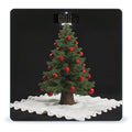 Christmas Three Smart Scale for Body Weight Digital Bathroom Scale Toughened Glass Weight Scale with Large LCD Backlight Display High Precision Scales Weighing Machine