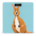 Funny Cartoon Kangaroo Zoo Scale for Body Weight Digital Bathroom Scale Toughened Glass High Precision Scales for Body Weight with Large LCD Backlight Display Weight Scales