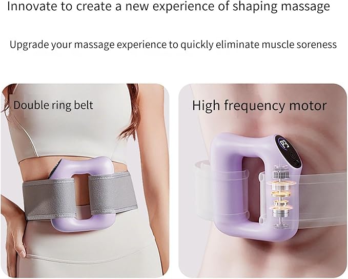 Multifunctional Full-Body Fascia Ring2025 New Deep Tissue Vibration Plate for Home Workout Portable Muscle Massager with Pain Relief - Fitness Equipment for Relaxation &amp Leg Circulation