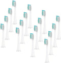 16/20pcs Electric Toothbrush HeadCompatible for PhilipsElectric Replaceable Brush(White 16pcs)