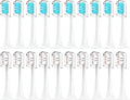 Compatibility for Mijia T300/T500/T700 Sonic Electric Toothbrush Heads Replaceable Refill Nozzles 4 Colors with Anti-Dust Caps 4/20Pcs(10Pink10Blue)