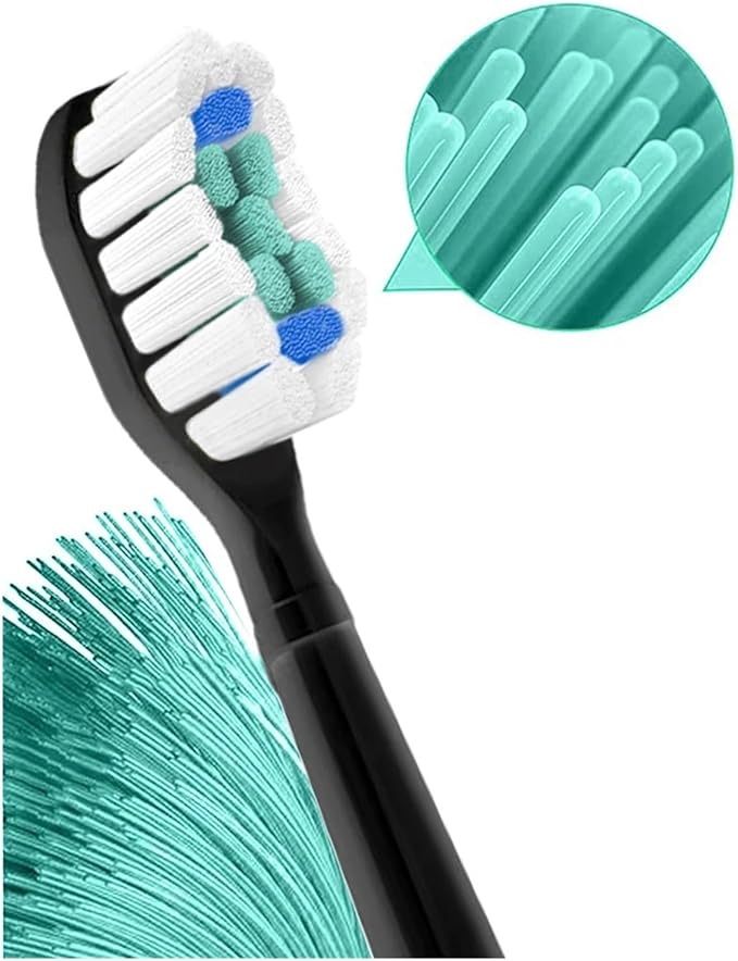 8 Pcs Replacement Toothbrush HeadsCompatible for Philips Sonicare Diamond Clean Electric Brush Head Hx6920 4100 5100 6100 1100