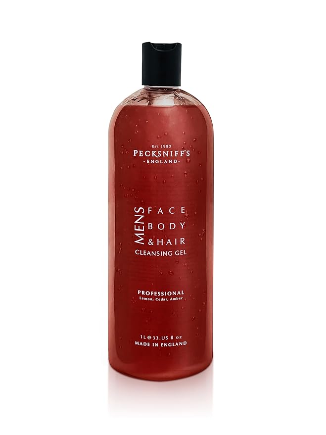 Pecksniff's Mens 1L 3-In-1 Cleansing Gel Professional
