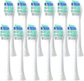 Replacement Toothbrush Heads For HX6730/HX6721/HX3216/HX9362/HX3210/HX6013/HX9063/HX6063 Bright White Brush Heads Nozzles C3 W3(12pcs)