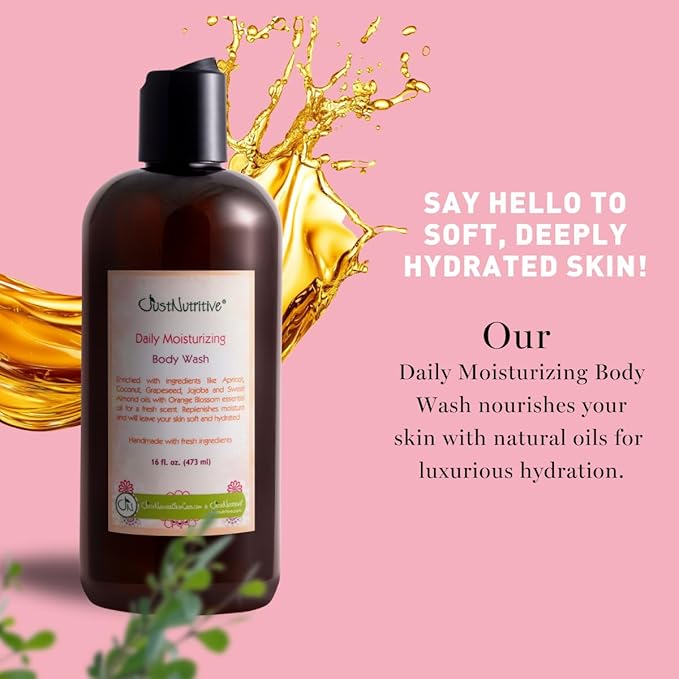 Just Nutritive Daily Moisturizer Body Wash | Best Body Wash For Your Skin | Leaves Skin Refreshed