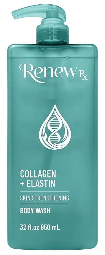 Collagen + Elastin Skin Strengthening Body Wash – Firming Skin Care Hydrating Cleanser Vegan Skincare 32 fl oz