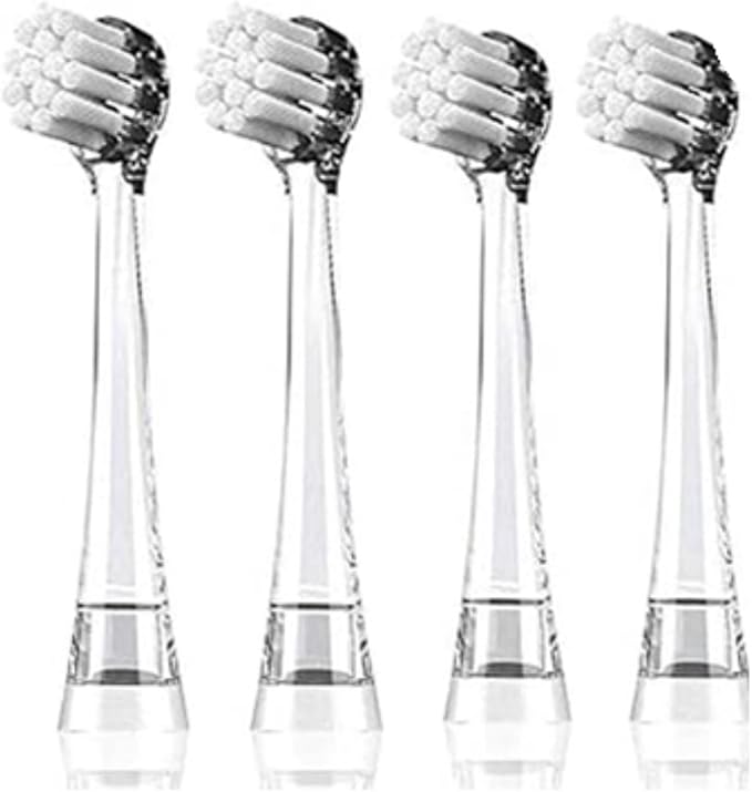 Compatible for Seago 811 812 Toothbrush HeadsSoft Bristles Children Replacement Electric Heads for SG-602 SG-902 Kids Tooth Brush(A)