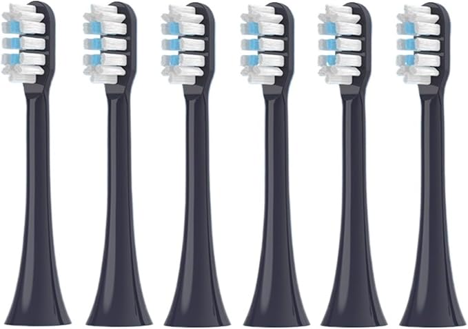 4/8/12/16PCS for T501 Replacement Toothbrush Heads Electric Vacuum Soft Bristle Brush(T501 black-12pcs)