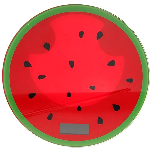 Cartoon Watermelon Digital Weight Scale Tempered Bathroom Scale for Household Use Accurate Body Weight Measurement Cute Design for Fitness Tracking