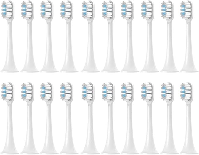 Compatible for HX6711 6712 6721 6730 6731 6732 6761 6780 6781 6782 6902 6910 6912 Toothbrush Soft Bristle Heads20pcs