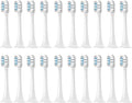 Compatible for HX6711 6712 6721 6730 6731 6732 6761 6780 6781 6782 6902 6910 6912 Toothbrush Soft Bristle Heads20pcs