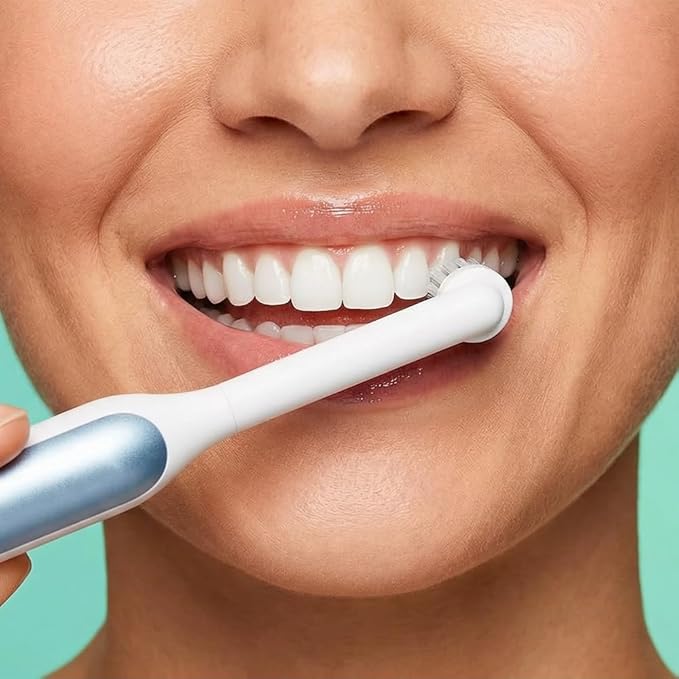 Toothbrush Replacement Heads Compatible with Quip 360 Oscillating Electric Toothbrush White 4-Pack