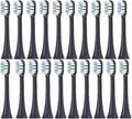 T301/T302/T501/T501C Replacement Toothbrush Heads for Soft Bristle Brush(Black-20pcs)