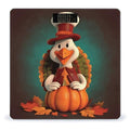 Happy Thanksgiving Turkey Bathroom Scale Weight Scale for Body WeightHighly Accurate Digital Weighing Machine Clear LED Display Digital Bathroom Body Scale 400lb/182kg