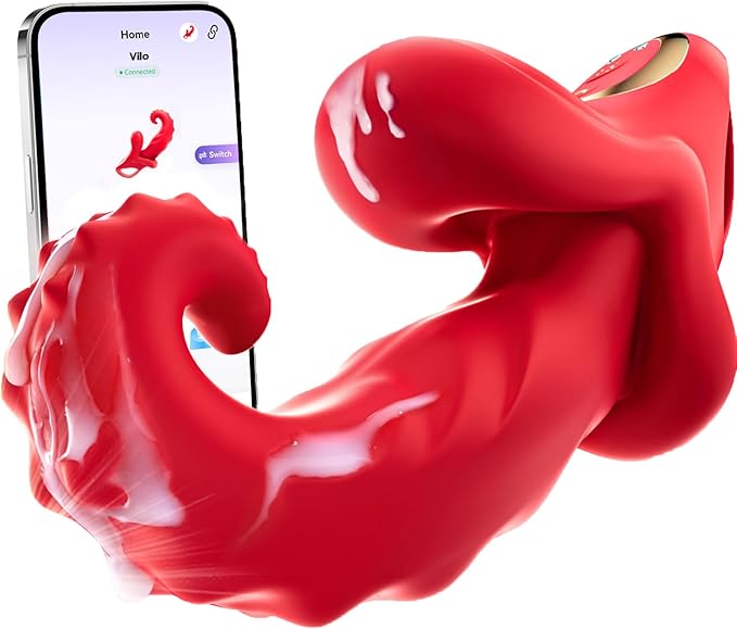 Portable Vibrating Massager -Clitioral Sucker Relaxes Muscles Viboators Toy 10 Modes Couples - for Body and Back Foot Silent Personal for Sports Massage Adult Tools Relaxation (Red2)
