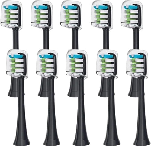 10pcs Replacement Brush Heads Compatible for X3 X5 V1 X3U(10PCS (2 Colors))