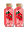 Bath &amp Body Works Strawberry Soda Shower Gel Gift Sets 10 Oz 2 Pack (Strawberry Soda) 1.25 pounds