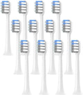 Compatible for XIAOMI MIJIA T200 Replacement Toothbrush Heads Electric Vacuum(T200 White-12pcs)
