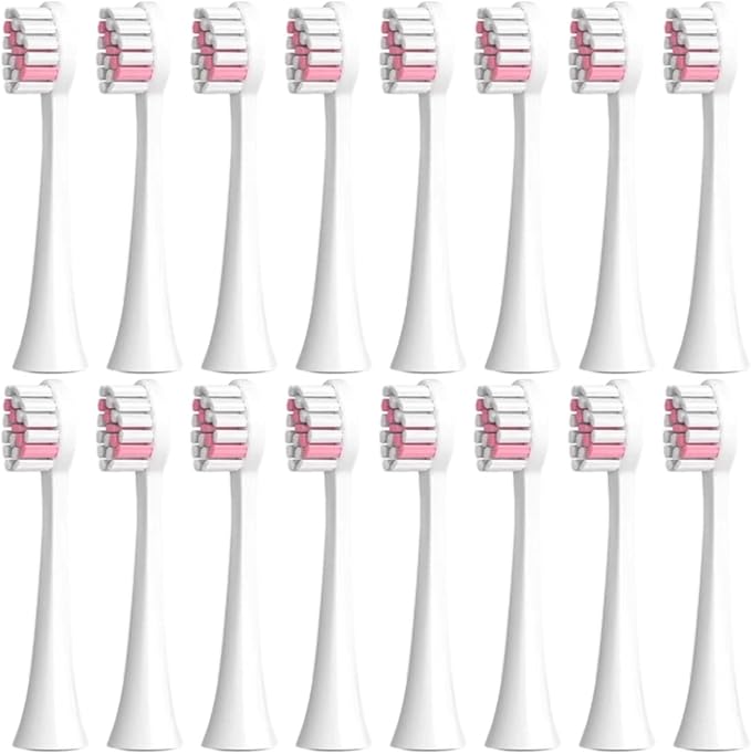 Toothbrush Replacement HeadsCompatible for 2725/S2/S5/SX/SG972 Y7 Brush Nozzle 32 Pcs(32Pink)