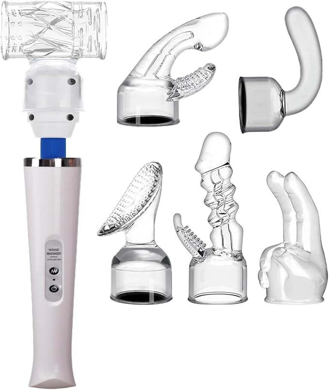 NUHUi 6X Massage Head Attachments Accessories Come with A Large Size Massager for Back