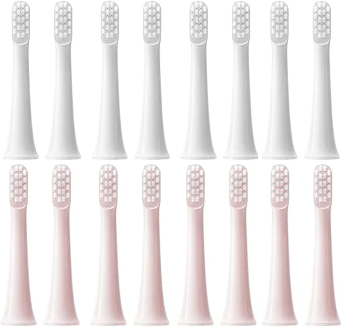 8PCS Compatible for XIAOMI MIJIA T100 Replacement Brush Heads Sonic Electric Toothbrush Vacuum Soft Bristle Suitable Nozzles