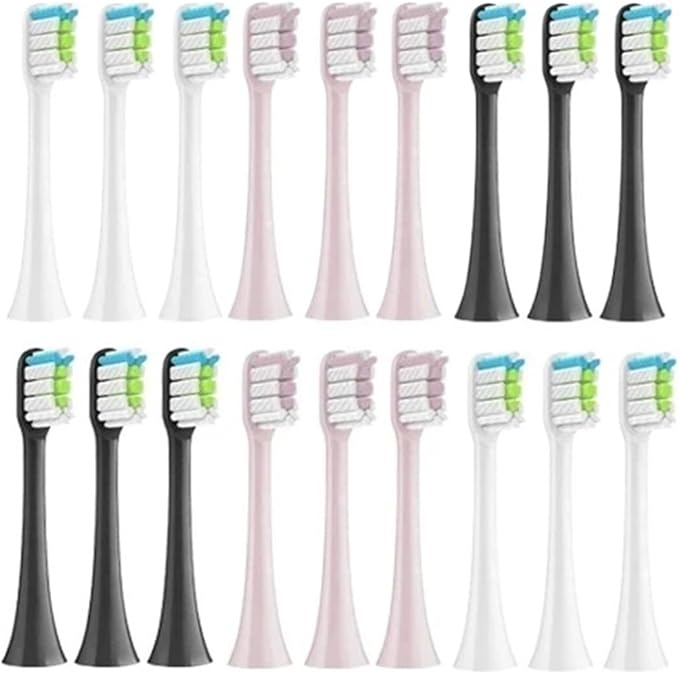 Compatible for X3 X5 X3U X1 V1 V2 Head 7pcs Replacement Heads Brush(3pink 4black)