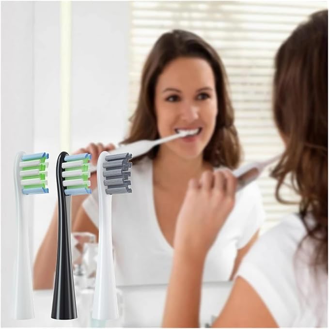 16pcs Replacement Brush Heads Compatible for Oclean Sonic X/Pro/ Z1/ SE F1 One PW01/03/05/07/09 P5 Electric Toothbrush(16 (4 Colors))