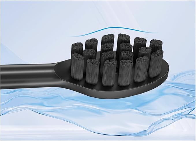 Compatible with Happy Brush Eco Vibe 3 Electric Toothbrush Replacement Brush Heads with dust Removal C