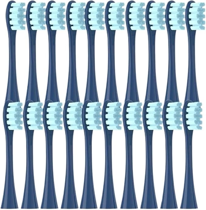 20/50/100PCS Blue Replacement Brush Head for X/X PRO/ Z1/ F1/ One/Air 2 /SE Soft Dupont Bristle Sonic Nozzles(100Blue)