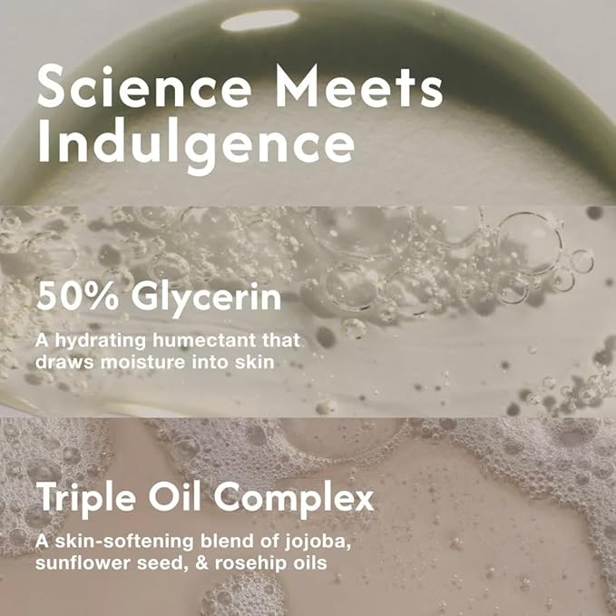Ontu Oil-to-Milk Hydrating Body Wash – Cleansing Oil with Glycerin &amp Triple Oils Vanilla Musk 14 oz