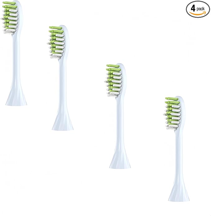 Electric Toothbrush Accessory Toothbrush Head. Compatible for Philips HY1100 HY1200 BH1022 ONE110 Series Electric Toothbrush(4pcs Cyan) ﻿