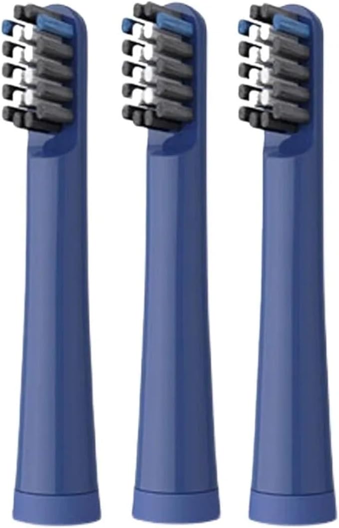 for Realme N1 N2 RTX2103 SN301 Electric Toothbrush Replacement Heads Soft Dupont Bristle Nozzles4/8/16pcs(8PCS Blue)