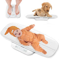 Baby Scale Multifunctional Baby Weight Scale Pet Scale for Puppy Cat Adult Scale Up to 330lbs Accurate Digital Scale with Hold Function 27-inch Height Measurement 5 Units LED Screen