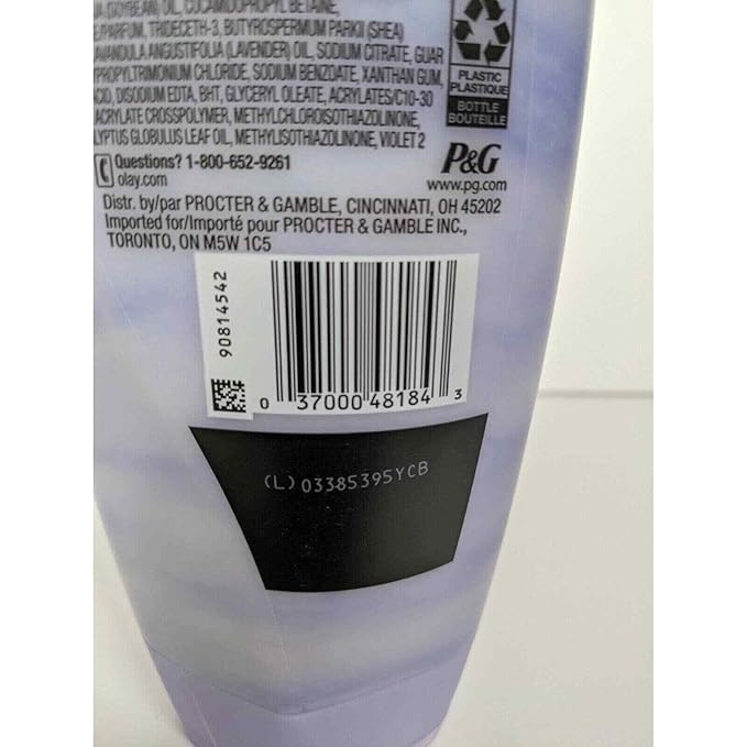 OLAY Moisture Ribbons Plus Shea Plus Lavender Oil 18 oz (Pack of 6)