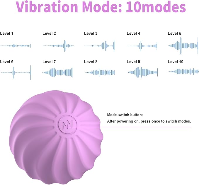 2.5 Mini Massage Ball 10 Speeds Vibrating Massage Roller Ball for Palm Hand Foot Leg Neck Back Trigger Point Muscle Therapy Ball for Myofascial Release Plantar Fasciitis Relief (Purple)