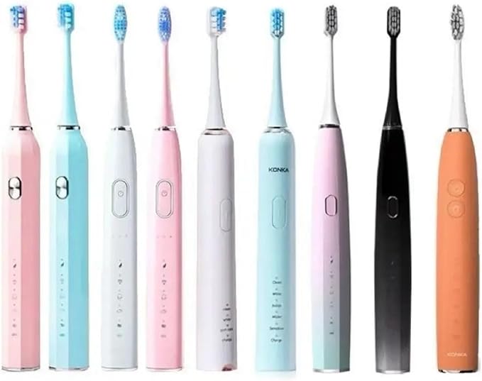 16pcs Replacement Toothbrush HeadsCompatible for KONKA KDYS-0313-T Electric Accessories Adult Bristles Nozzles YST01(16PCS White)