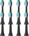 4-16Pack Replacement Toothbrush Heads Compatible for Philips Sonicare Electric Tooth Brush Refill(8pcs Black)