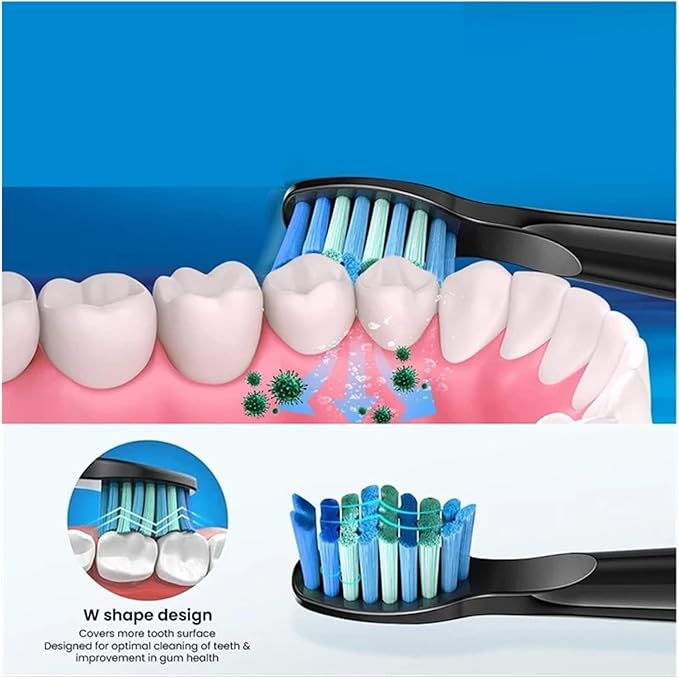 Compatible for SEAGO Brush Heads Sonic Electric Toothbrush Replacement Soft Bristles Work for Seago TeethBrush SG-507 SG-515(5 wt)